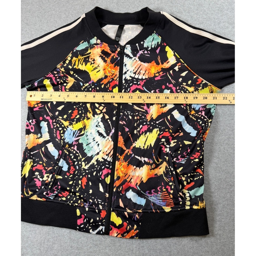 Aeropostale LLD Jacket Size L Colorful Zip Cover Up Skater Streetwear Y2K SKU191 - Picture 6 of 7